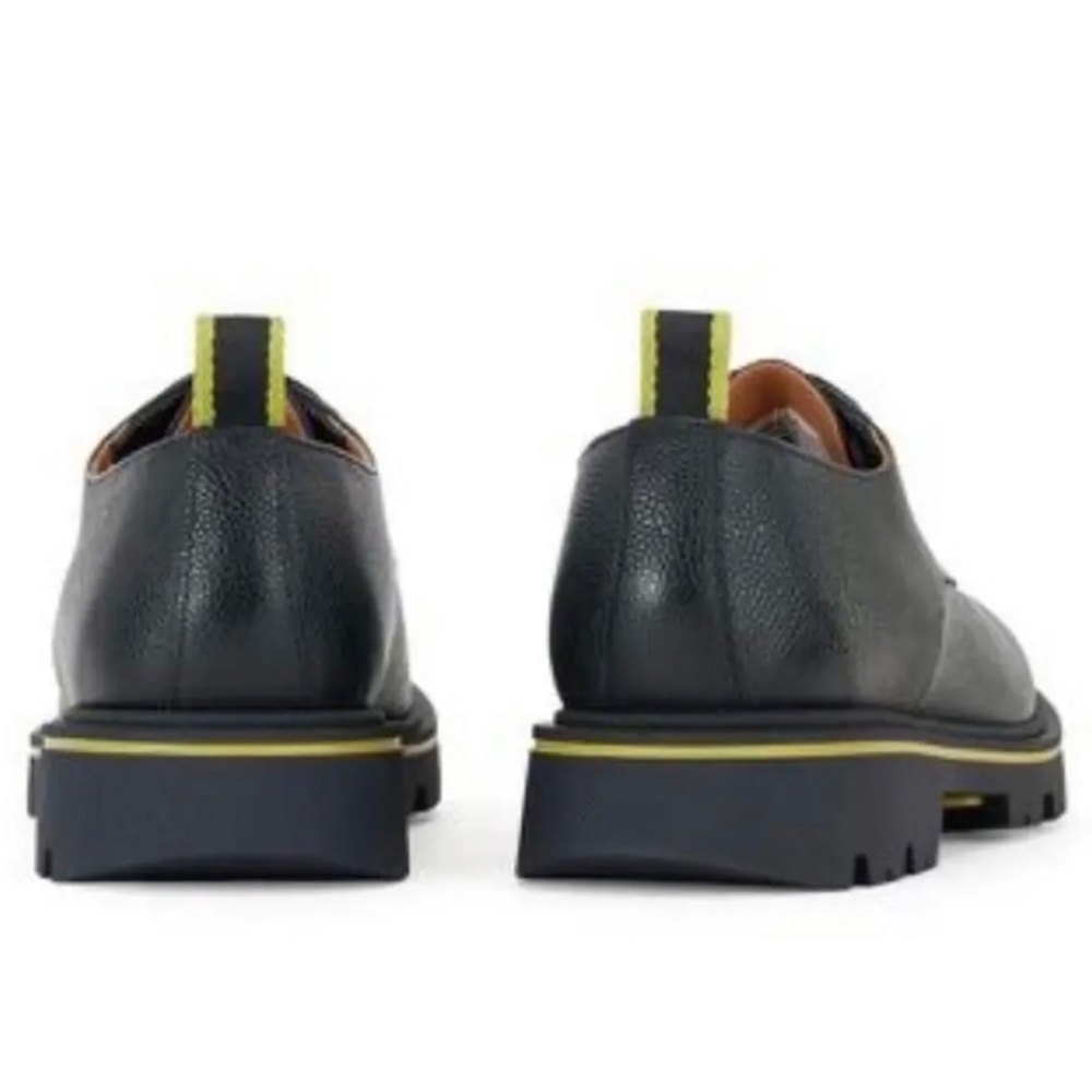 Hugo Boss Rubber-Trimmed Derby Shoes View 3